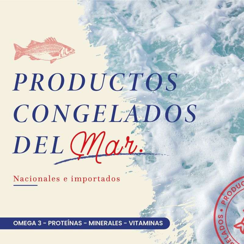 Pieza de campaña: productos congelados del mar, nacionales e importados
