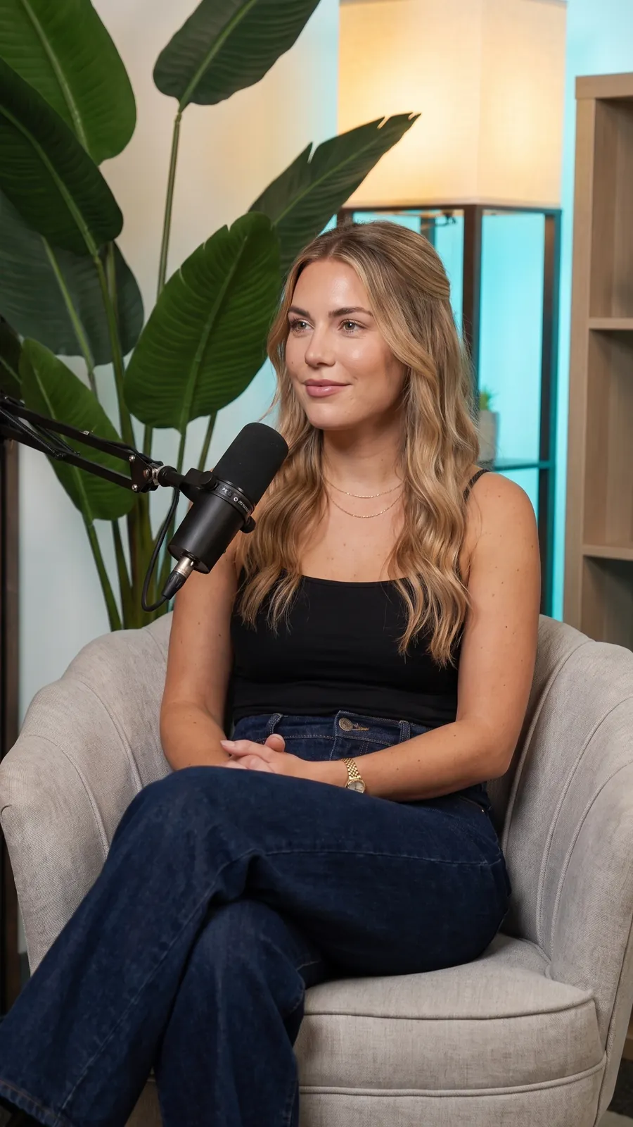Set de podcast — Luna y Emma para Lumyn