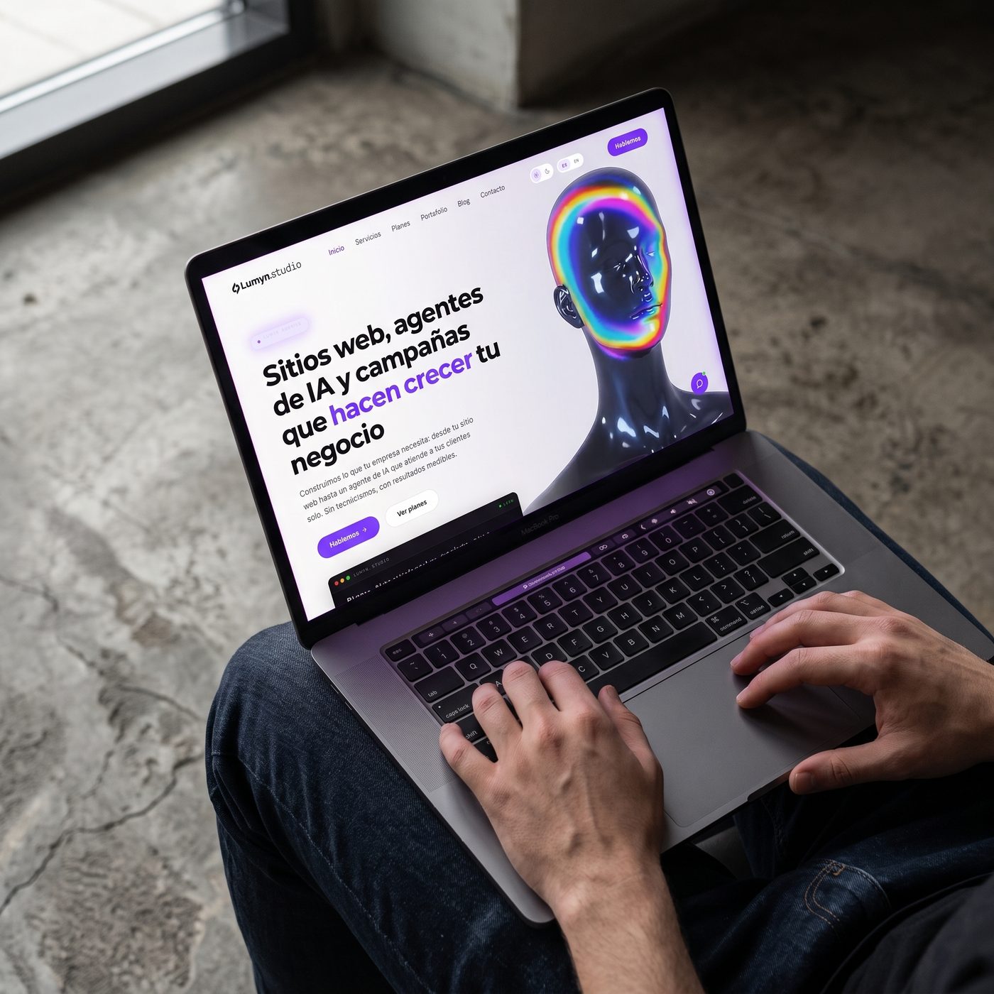 Lumyn Studio — agencia de IA aplicada: webs, agentes, Meta Ads