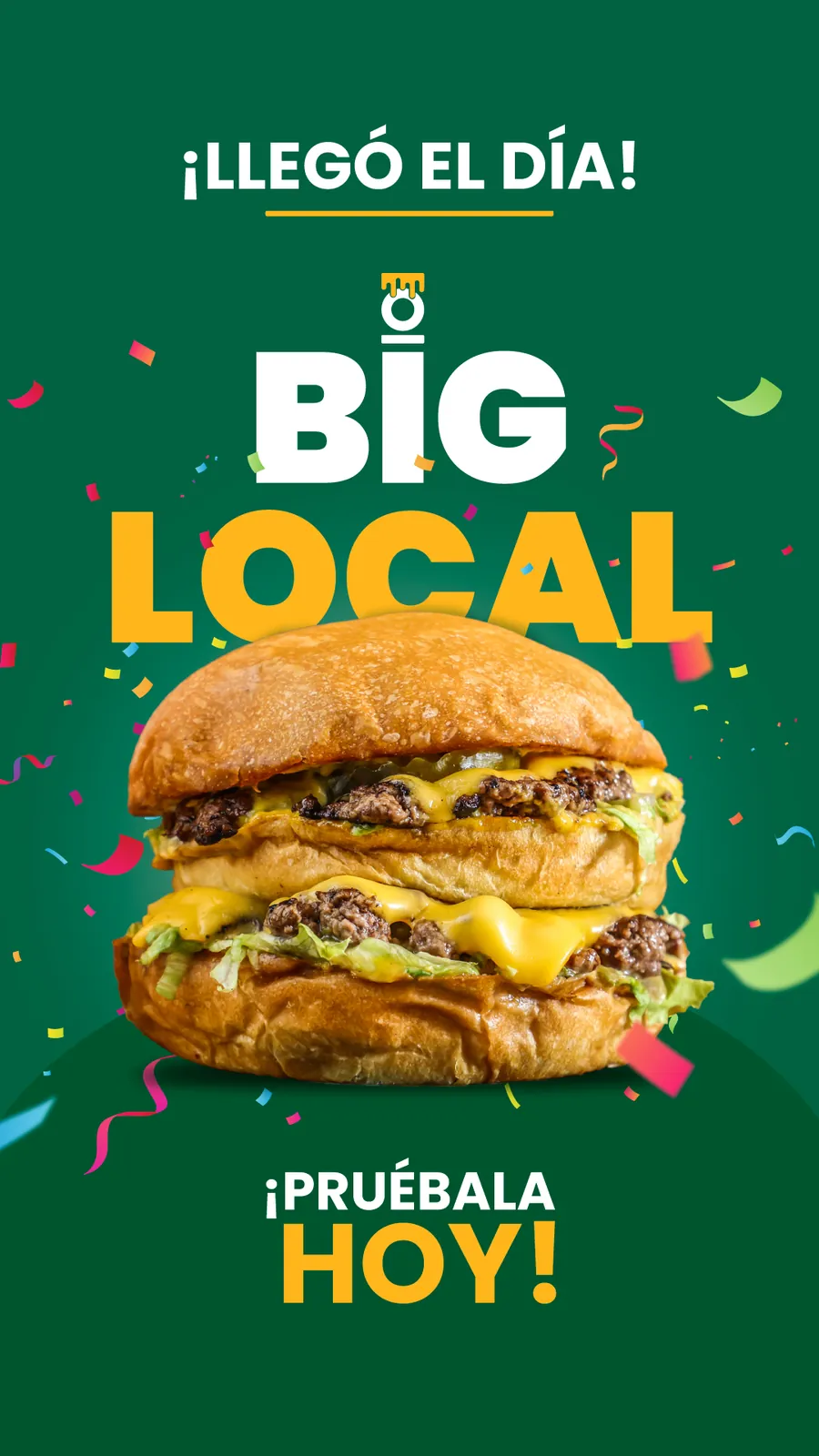 Local Burger — lanzamiento Big Local