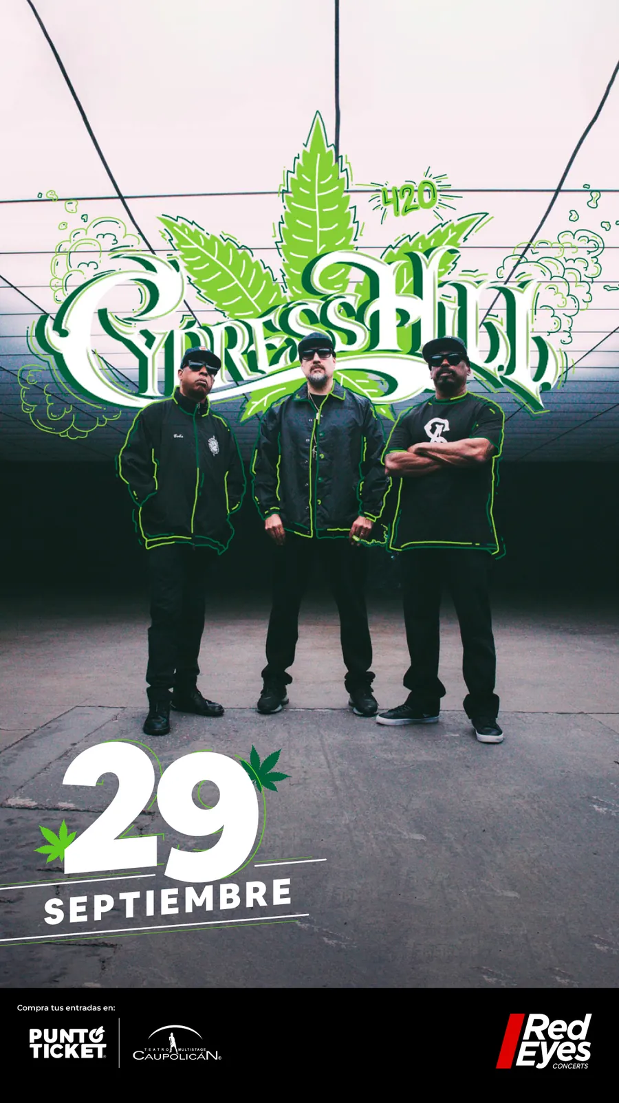 Cypress Hill — anuncio del 29 de septiembre